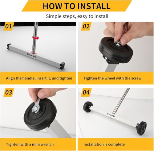 Image of GRENPRO 17 Inch Rolling Magnetic Sweeper with Pickup Tool