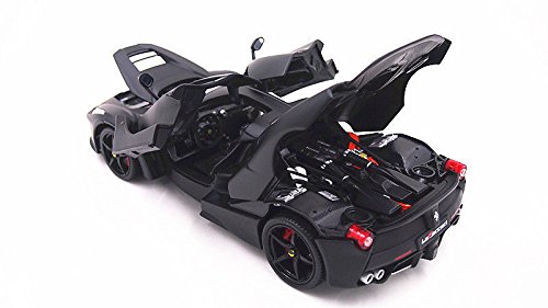 ブラーゴ 1/18 ミニカー フェラーリ ラフェラーリ レース スポーツカー ダイキャストカー Bburago Ferrari Laferrari 1:18 上質 黒 [並行輸入品] Amazon | ブラーゴ 1/18 ミニカー フェラーリ ラフェラーリ