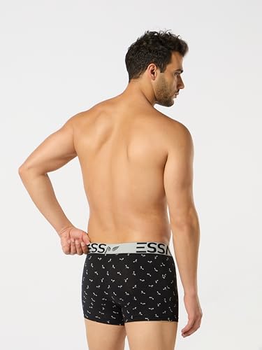 Image of ESSA Men's Pack of 2 Trunks | Stretchable Fabric & Durable Waistband | Soft & Comfortable | Long-Lasting Comfort | Ideal