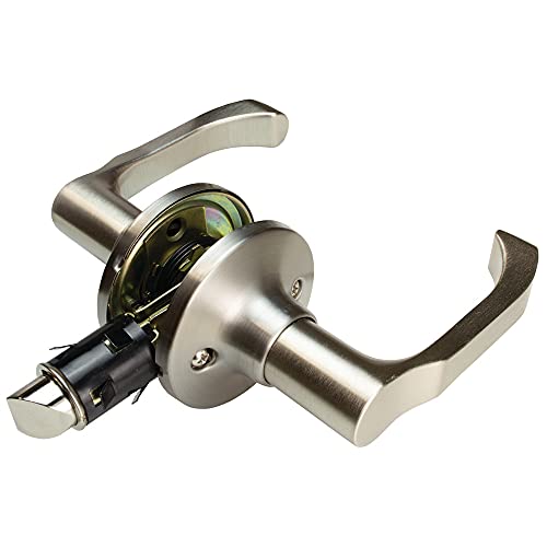 Creative Products Group LSL-806PS-BSN Non-Locking Curved Leverset - Brushed Satin Nickel