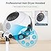 Hooded Hair Dryer, Professional Hood Dryer on Wheels, Sit Under Dryer, Standing Hair Dryer, White