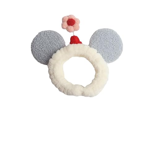 1/2個 花 洗顔 ヘアバンド シンプル スイート ヘッドバンド ヘアアクセサリー 小さなフレッシュヘアバンド 女性(Beige hair band,18cm1pcs)