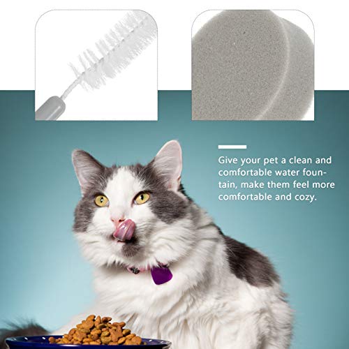 Kit de limpieza para fuente de agua para mascotas balacoo 3 piezas miniatura 4