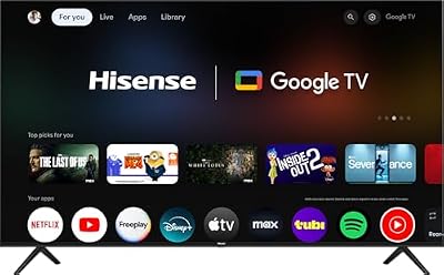 Hisense 75-Inch Class A6 Series 4K UHD Smart Google TV with Alexa Compatibility, Dolby Vision HDR, DTS Virtual X, Sports & Game Modes, Voice Remote, Chromecast Built-in (75A6H)