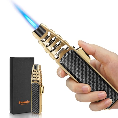 SAMNIU FireSaber Solar Beam Kitchen Torch Butane Lighter,...