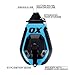 OX Pro 100ft Chalk Line ABS Plastic with Rubber Grip with Chalk Powder 4oz - 6:1 Gear Ratio with Cotton Nylon Standard Bold Line Pointed Tip Chalk Line Tool OX-T630602