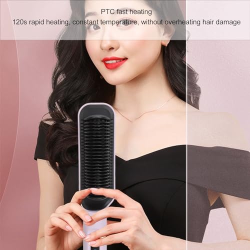 Cepillo alisador de cabello ZJchao con pantalla LED miniatura 5