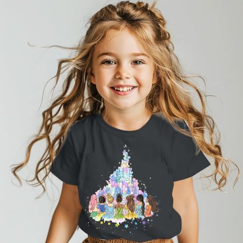 Image of Magical Shirt for Girl: Magic Kingdom Prinecess Tshirt Princess Shirts Youth Girls Cute Family Vacation Trip Tee