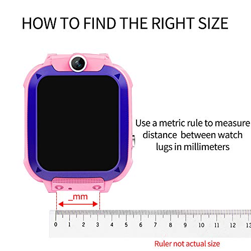 Coholl kinderhorloge vervangende banden,compatibel met PTHTECHUS AGPTEK INIUPO MeritSoar Tech XPLORA siliconen… - Afbeelding 6