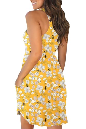 Image of HiMONE Vacation Dresses for Women 2025 Summer Dress Women's Casual Sundresses Casual Beach Petite Sun Dress XS-2XL