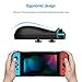 JETech Protective Case for Nintendo Switch 2017, Grip Cover with Shock-Absorption and Anti-Scratch Design (Black)