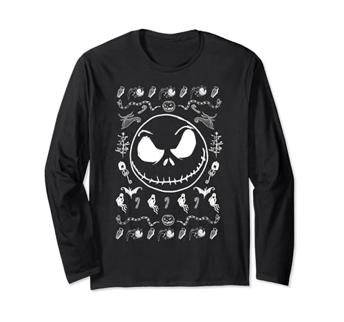 Jack Spooky Sweater t-shirt à manches longues avec imprimé graphique