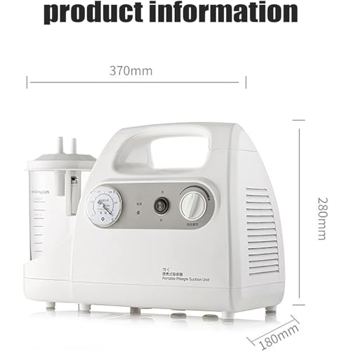 Aspiratore portatile con pompa elettrica per espettorato e catarro con 25 tubi per una rimozione efficace del muco, ideale per anziani e bambini