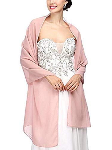 Chiffon Bridal Shawl Wrap Prom Evening Dress Soft Stole Scarves Shawl Wrap for Bridal