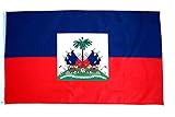 Haiti Flag with Brass Grommets Double Stitched Edges and 100% Polyester Fabric Haitian Flag 3x5 Foot Flag of Haiti