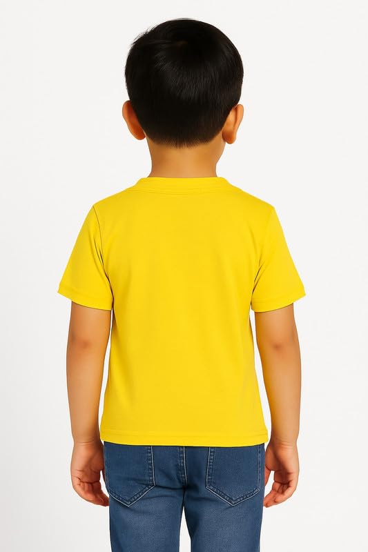 Image of Trendy Printed Cotton Blend Half Sleeve T-Shirt for Boys - Pack of 2