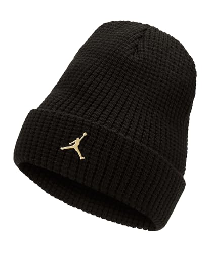 Nike Herren Jordan Beanie Utility Metal Jm Zeitungskappe, Schwarz/Metallic...