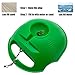 TaktZeit Tennis Trainer Self Training Rebound Baseboard Tennis Training Gear with 2 String Balls (Green 1.0)