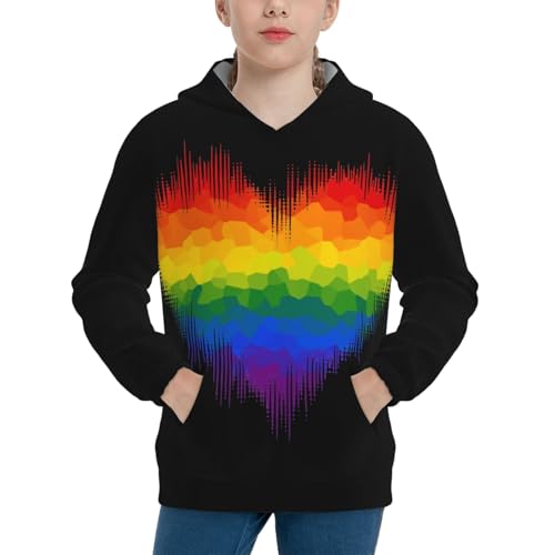 LGBT Rainbow Gay You are my everything pride day Hoodie Youth Hooded Sweatshirt 3D Digital Printed With Pockets Tops3