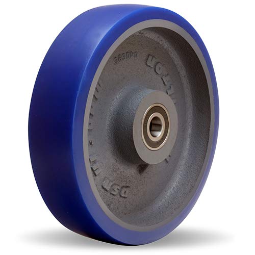 8" x 2" Hamilton S-HS-8SPB HS Swivel Caster, Poly-Soft® Wheel, 1200 lb Capacity