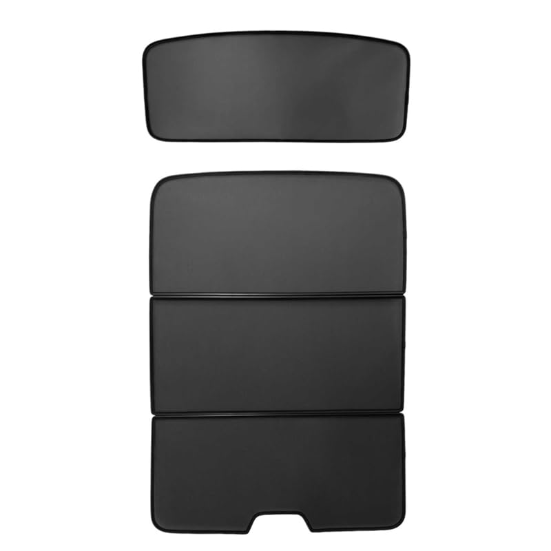 Pare-Soleil pour Toit Panoramique Compatible avec Volkswagen Multivan T7 2021-, Noir