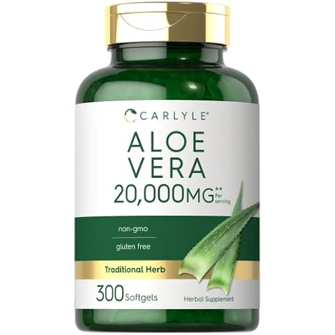 Carlyle Aloe Vera Capsules 20,000mg Cover
