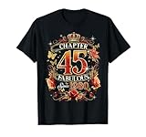 Photo Gallery womens chapter 45 fabulous est 1980 red roses 45th birthday maglietta Photo Gallery womens chapter 45 fabulous est 1980 red roses 45th birthday maglietta