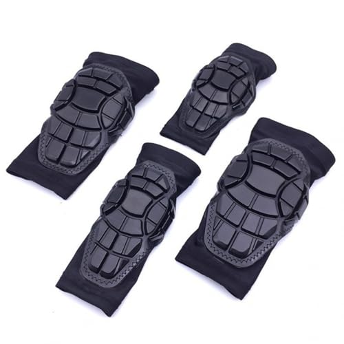 mioosho Kids Protective Gear Set with Knee Elbow Pads for 3-13 Years Old Kids Boys Girls Scooter Roller Skate Bike Knee Elbow Guard