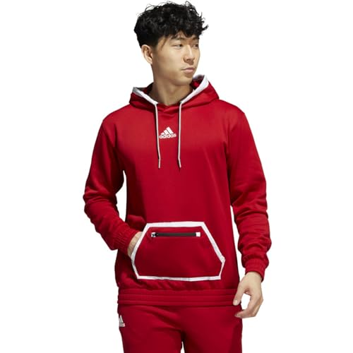 Adidas Sweat à capuche Team Issue pour homme en molleton gris