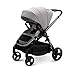 Apramo Exxplore Kinderwagen Buggy ab Geburt bis 22 kg,mit Schlaffunktion,zusammenklappbarer Sportwagen (Grau)