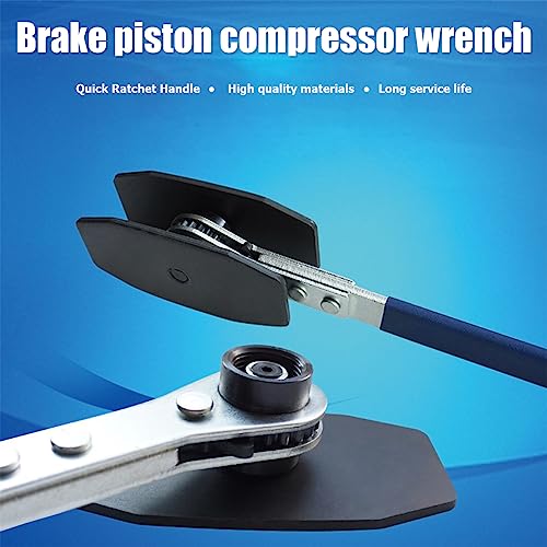 CGEAMDY Ratel remzuiger, remklauw, zuigerspreider, persgereedschap, compressor-remsleutel, kan 360 graden ratelslinger, voor reparatie van de auto - Afbeelding 5