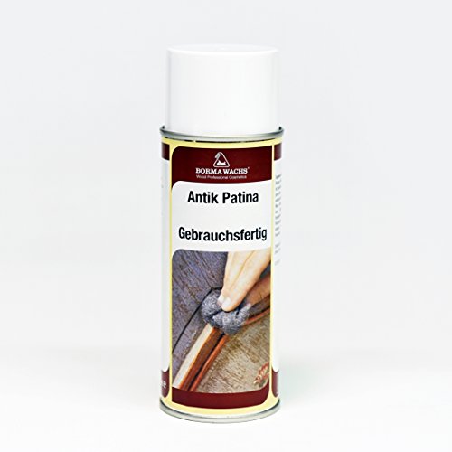 Borma Wachs - Patina efecto antiguo en spray - Patina Anticante - 400 ml - Color Marrón
