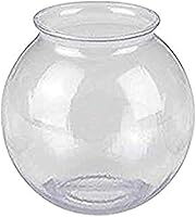 Rhode Island Novelty 16 oz Plastic Ivy Fish Bowl - Versatile Decor for Mini Gardens, Small Fish & Centerpieces