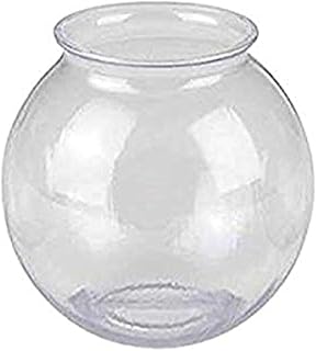 Rhode Island Novelty 16 oz Plastic Ivy Fish Bowl - Versatile Decor for Mini Gardens, Small Fish & Centerpieces