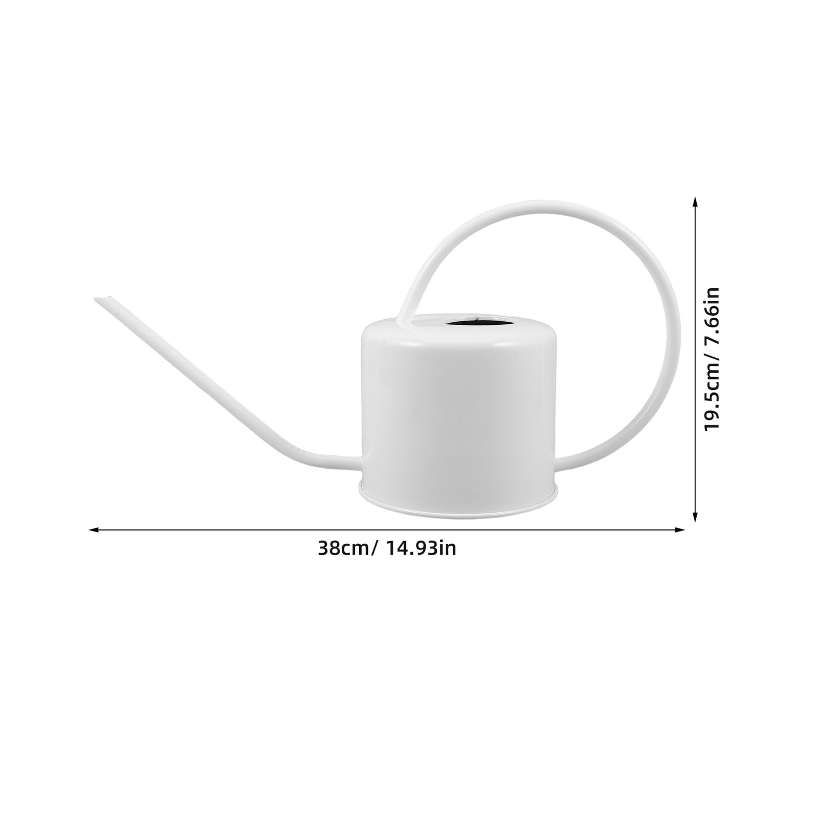 Acier Inoxydable Arrosoir 1, 3 L à Long Bec pour Plantes