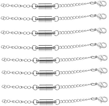 VANBARIS 925 Sterling Silver Necklace Extender Sterling Silver Necklace Chain Extenders For Women Chain Bracelet Anklet Jewelry Extension For Necklaces 3 Piece Set 2 3 4 Inches