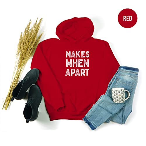 Nothing Makes Sense When We're Apart Hoodie, Lovers Matching Hoodie, Gift for Couples, Valentine Hoodie, Cute Hoodie, Valentines Gift, Gift Hoodie3