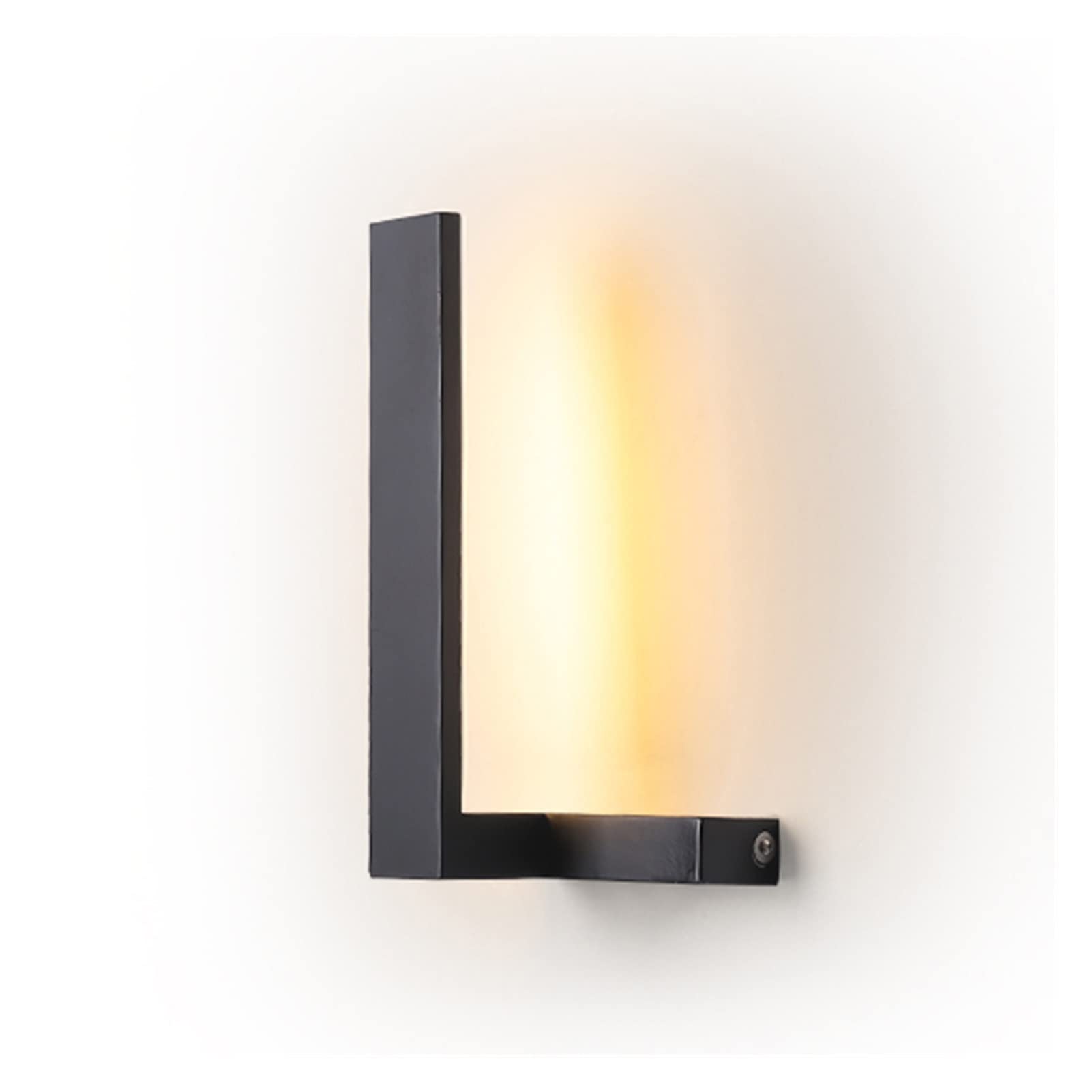 VDOQTLJT Wall lamp 30x15cm 10W Minimalism Modern Led Light Compatible with Bedroom Bedside Corridor White Or Black - Lamp Sconce Fixtures LED Chandelier(Blackleft,WarmWhite)