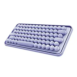 RAPOO Ralemo Pre 5 Mechanical Keyboard with Multi-Mode Technology (Bluetooth), Backlight Enabled & Built in Battery. Compatible with Windows/Chromebook/PC/Laptop (Purple)