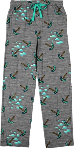Minecraft Diamond Pickaxe Men's Sleep Pants