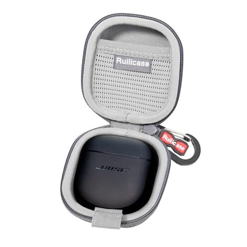 Ruilicase �P�[�X Bose QuietComfort Ultra Earbuds/QuietComfort Earbuds�U/Ultra 2/1 ���C�����X�C���z���Ή�(�P�[�X�̂�) (�O���[) �ϏՌ��E�h�o�E�ϐ����[�|�[�`