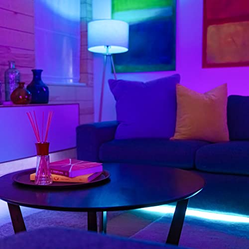 BlissLights BlissGlow LED Strip Lights for Room, Bluetooth App Control, 16 Million Colors, Segmented Customization and Music Sync Effects (16.4 ft)