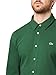 Lacoste Men's Slim Fit Cotton Piqué Shirt, Green, Medium