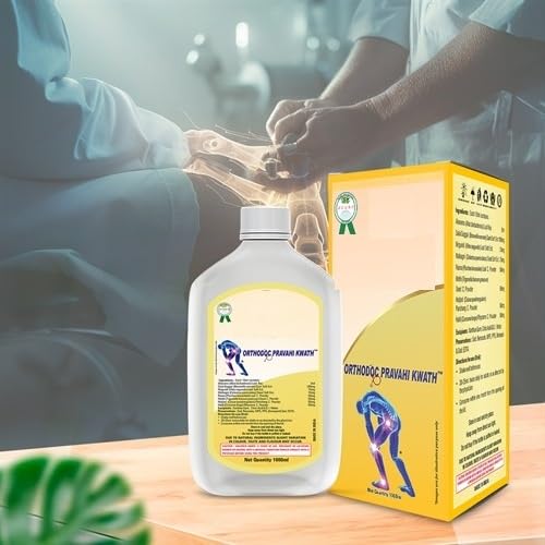 Image of ORTHODOC Pravahi Kwath Ayurvedic Joint Care Liquid | Shallaki, Hadjod, Nirgundi, Haldi, Rasna, Aloe Vera & Malkangni (1000ml)