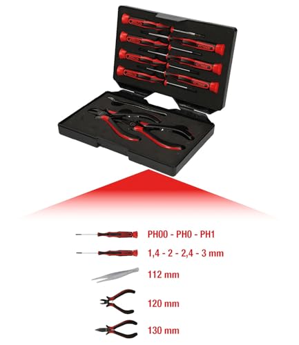 Set de herramientas de precisión, 10 piezas miniatura 2