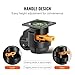 4 Pcs Leveling Casters Heavy Duty Swivel Caster Wheels with Handle Design Height Adjustable Feet for Workbench Machine(2.5inch)