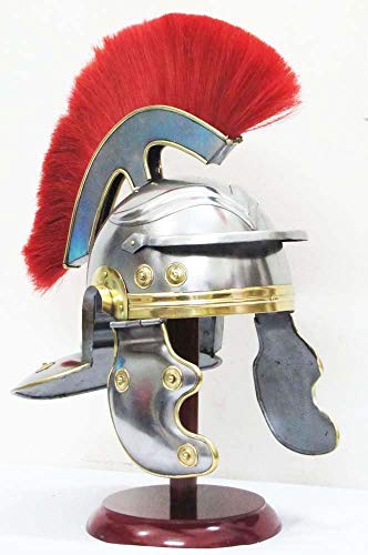 Nautical Replica Hub Casque armure médiéval centurion romain Halloween gaulois Spartan Grec Knight Sugar Loaf Crusader