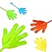 L+H 12x Klatschhand Glibber in Premium Qualität | Bunte Klatschhände | Klebehand Sticky Klatsch Hand Mitgebsel Mitbringsel Give aways Scherzartikel Spielspaß für Geburtstag Kindergeburtstag Kinder