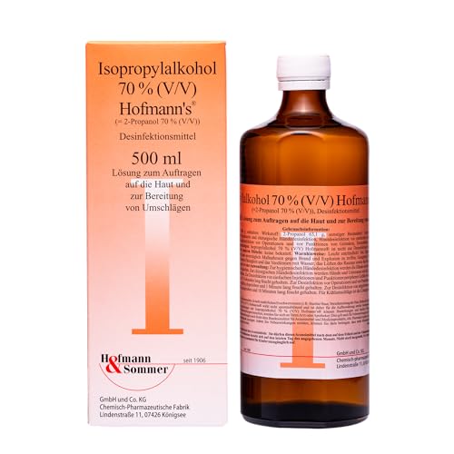 Isopropylalkohol 70% (V/V) Hofmann´s® Desinfektionsmittel zur äußeren Anwendung