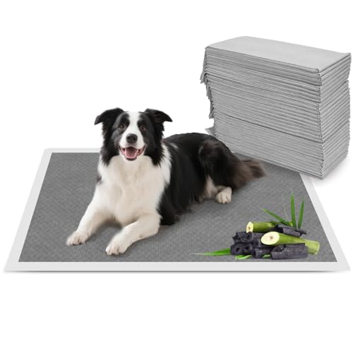 Nobleza Traversine Cani 90x60cm, con Carbone Attivo Neutralizza Odori, 50 Pezzi Tappetini Igienici per Cani, Asciugatura Rapida ad Protezione Antigoccia